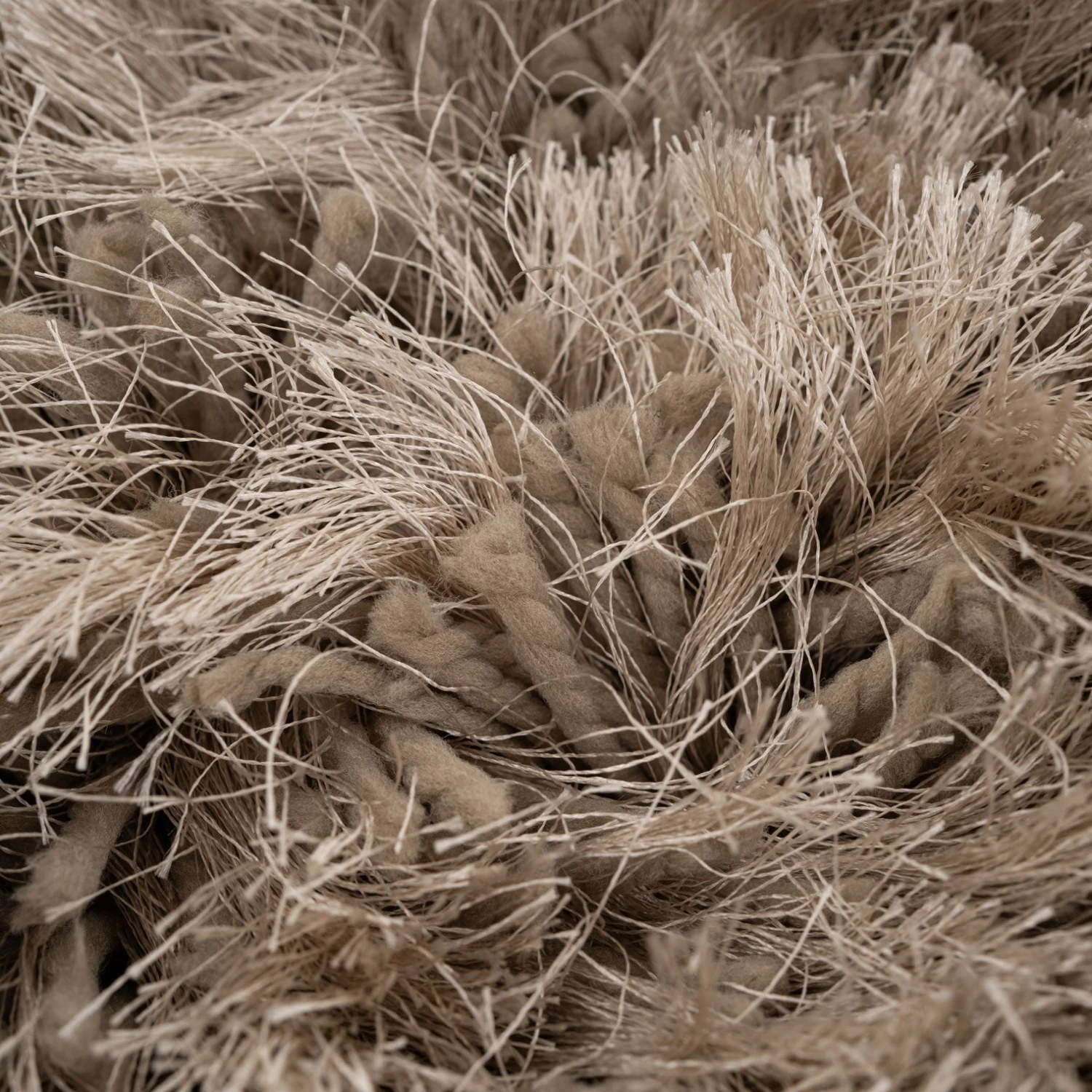 Plush Soft Greige Shaggy Rug - Zia 12 Plush Soft Greige Shaggy Rug - Zia - Image 10