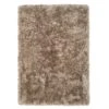 Plush Soft Greige Shaggy Rug - Zia -Kukoon Rugs Store zia pewter 09492 overhead sq