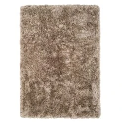 Plush Soft Greige Shaggy Rug - Zia